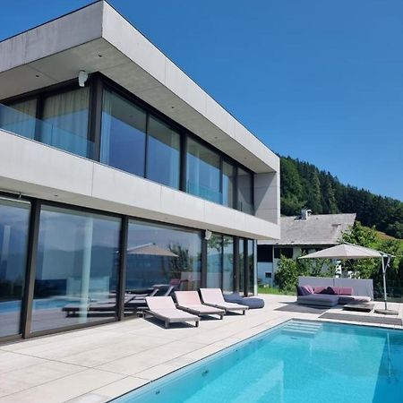 Attersee Luxury Design Villa With Dream Views, Large Pool And Sauna ヌスドルフ・アム・アターゼー エクステリア 写真