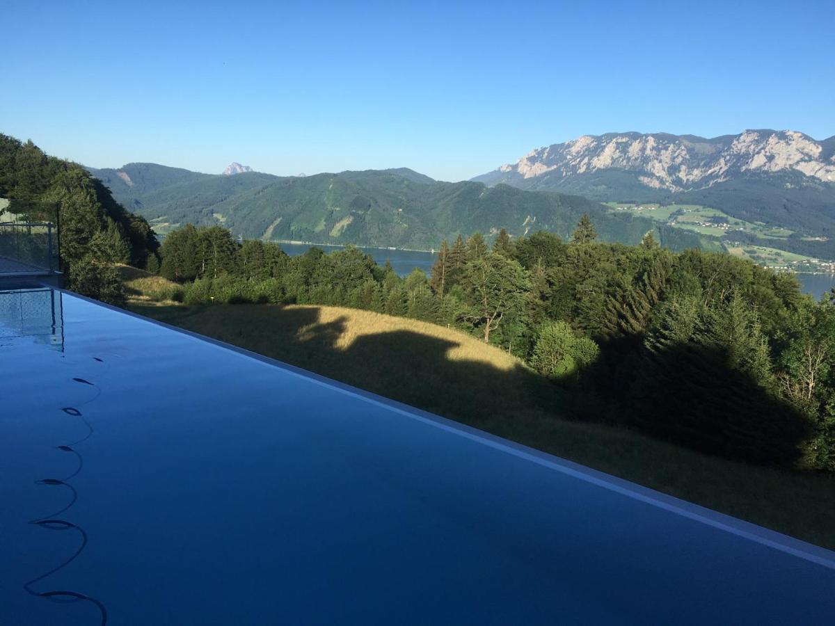Attersee Luxury Design Villa With Dream Views, Large Pool And Sauna ヌスドルフ・アム・アターゼー エクステリア 写真