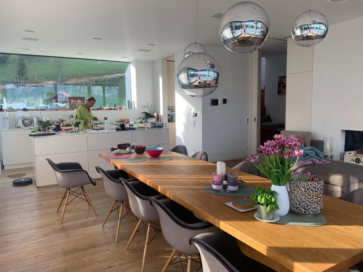 Attersee Luxury Design Villa With Dream Views, Large Pool And Sauna ヌスドルフ・アム・アターゼー エクステリア 写真